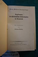 Hegel Georg Wilhelm Friedrich, Jubiläumsausgabe in zwanzig